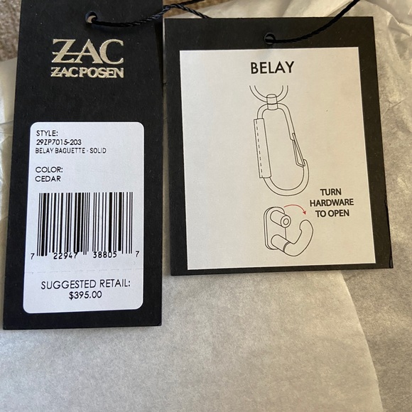 ZAC POSEN
Belay Baguette Leather Shoulder Bag - Picture 3 of 7